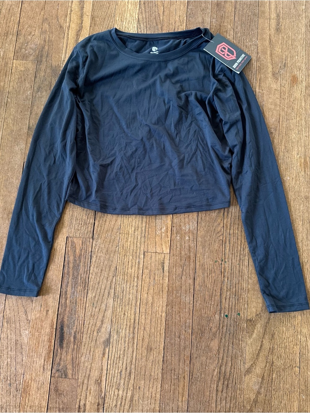 Born Primitive NWT Black Long Sleeve Cropped Top